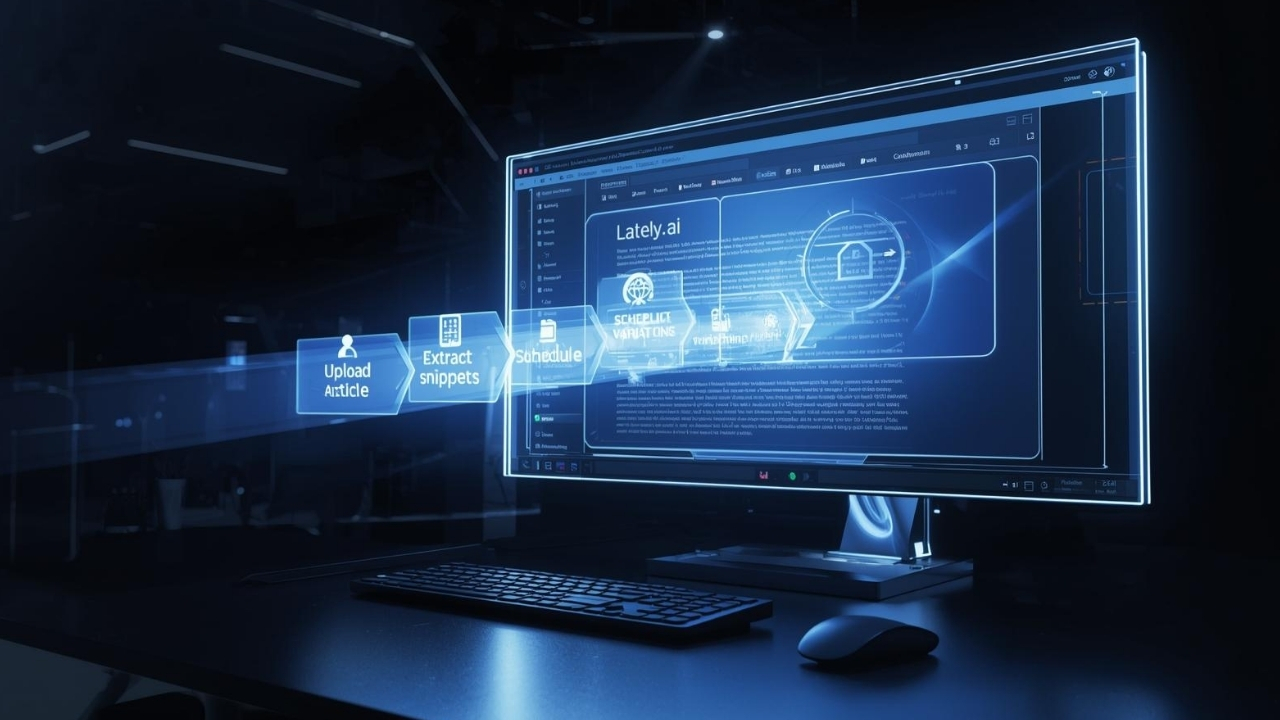 How to Repurpose a Long-Form Article into 10 Social Posts with Lately.ai